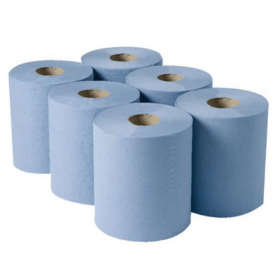 Picture of Bluemoon Centerfeed Roll, Blue, 2PLY, 150M x 165MM, 6/Case