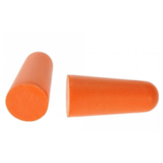 Picture of Bodytech Soft Foam PU Earplugs, Orange, Uncorded, 38SNR, 500 Pair/Case