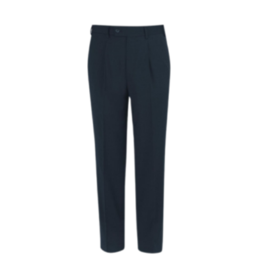 Picture of Flat Front Trouser, Navy, Reg Leg, P176