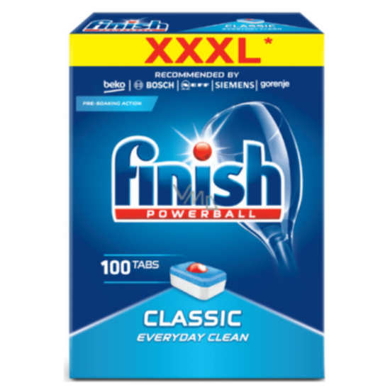 Picture of Finish Dishwasher Tablets Classic, 100/Case