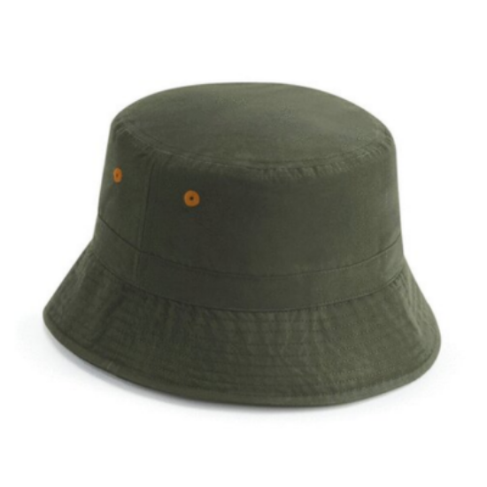 Picture of Recycled Polyester Bucket Hat, Olive Green, Each, Size L/XL