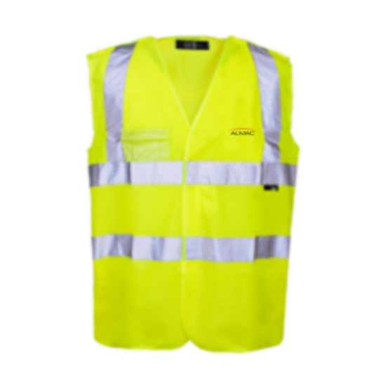 Picture of Bodytech Hi Vis Yellow Vest, C/W A119 Logo