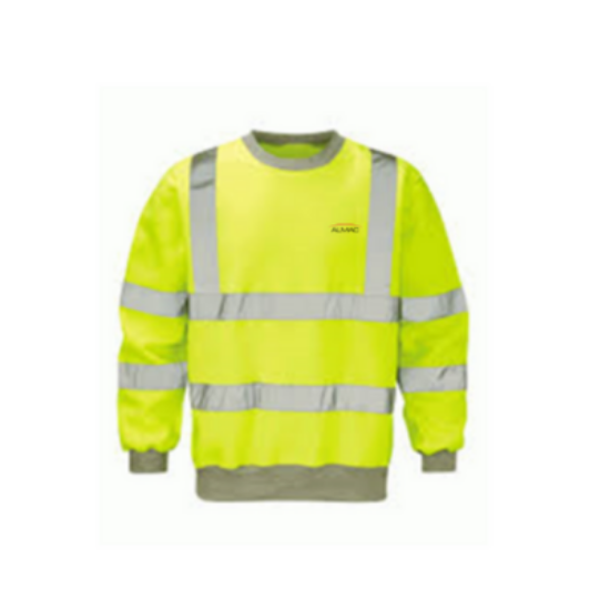 Picture of Orbit Sentinel Hivis Softshell Sweatshirt, Yellow, C/W A40 Logo