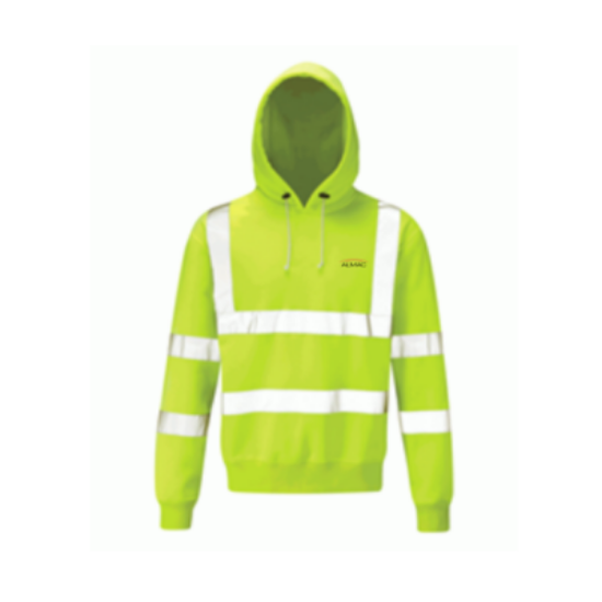 Picture of ORBIT VANGUARD HIVIS HOODIE, YELLOW, C/W A40 Logo, Each