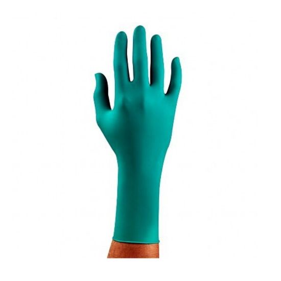 Picture of ANSELL LONG CUFF TOUCH N TUFF GREEN NITRILE1000/CASE, SIZE:SMALL - copy