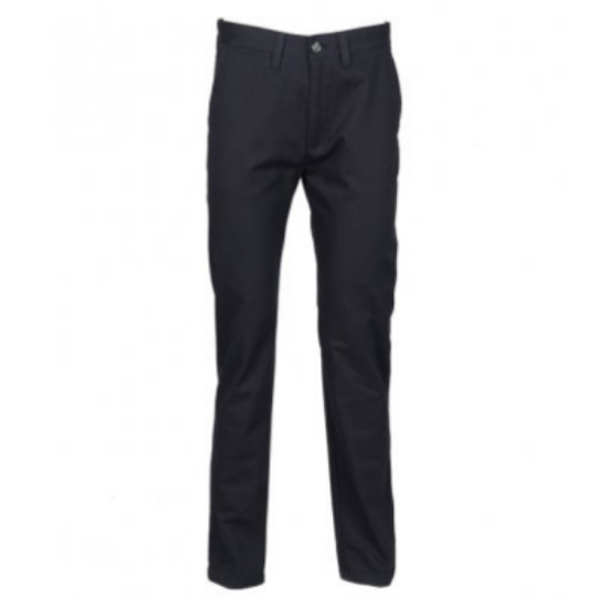 Picture of HENBURY FLAT FRONT CHINOS, NAVY