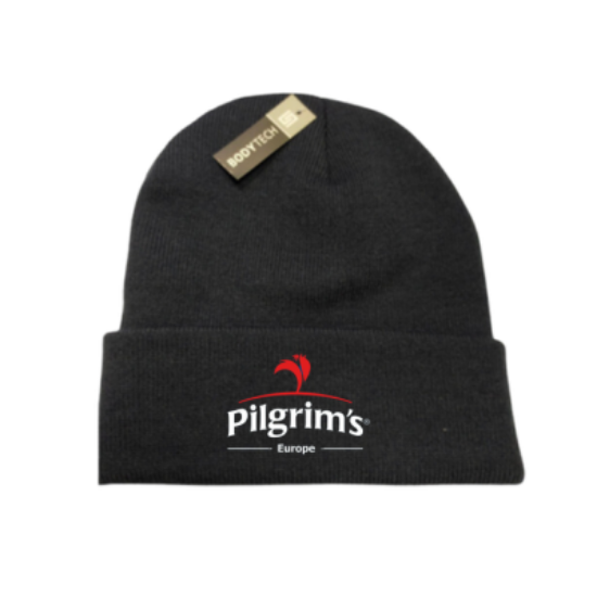 Picture of Knitted Beanie Hat, French Navy, P176 Logo, Each