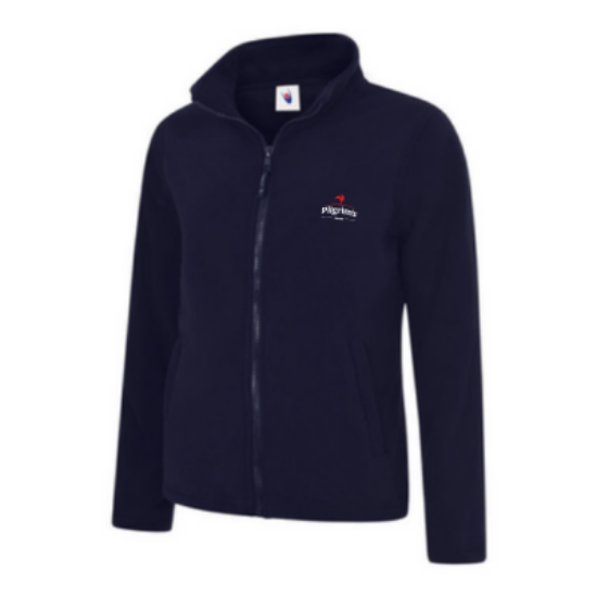 Picture of Ladies Navy Fleece Jacket, C/W P176 Logo, Each