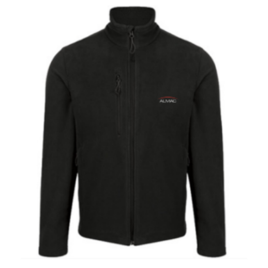 Picture of Regatta Men's Honestly Made Recycled Fleece Jacket, Black, C/W A139 Logo