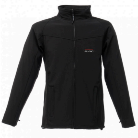 Picture of Regatta Uproar Softshell Jacket, Black, C/W A139 Logo