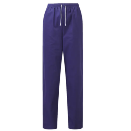 Picture of UT56 SCRUB TROUSERS WITH ELASTICATED WAIST, HOSPITAL BLUE