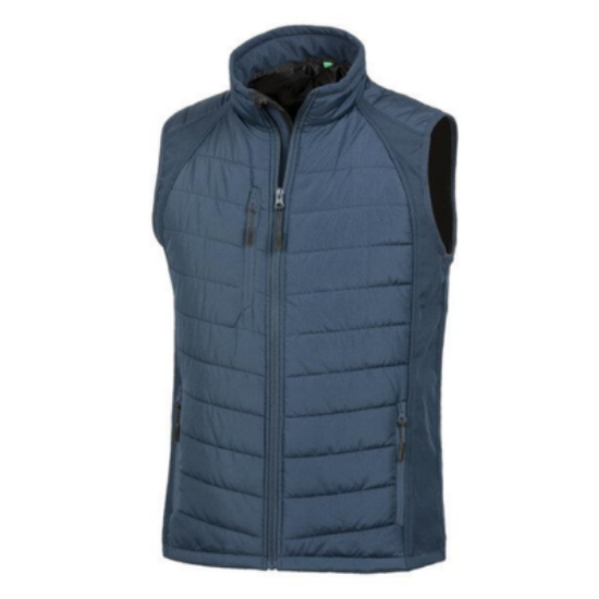 Picture of RESULT COMPASS PADDED SOFTSHELL GILET, NAVY/NAVY, EACH