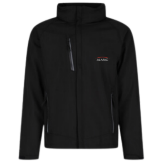Picture of Black Apex Softshell Jacket, C/W A139 Logo