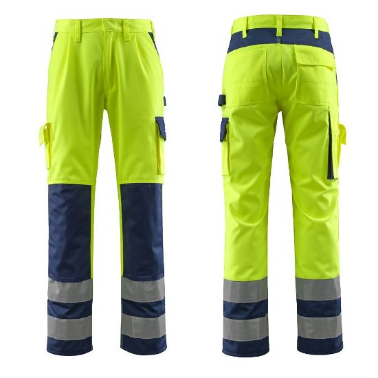 Picture of MASCOT OLINDA TROUSERS, Yellow/Navy