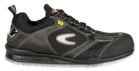 Picture of COFRA KRESS BLACK LACED TRAINER SHOE, SIZE: 9