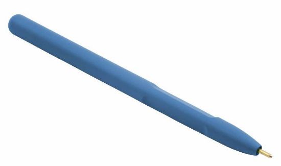 Picture of ELEPHANT STICK PEN, BLUE HOUSING, BLACK INK
W/O CLIP