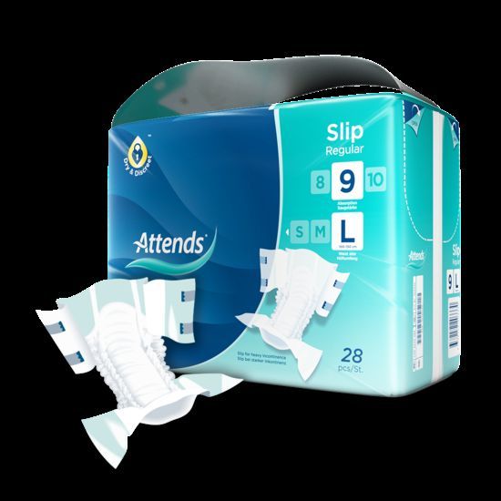 Picture of Slip Regular 9 Large, 28/Pack