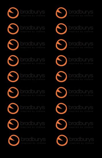Picture of Bradburys Cheese B41 Screenprint Logo