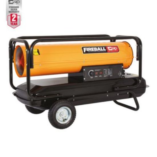 Picture of SIP FIREBALL XD215 Diesel/Paraffin Space Heater, 215,000BTU/hr (63kW)