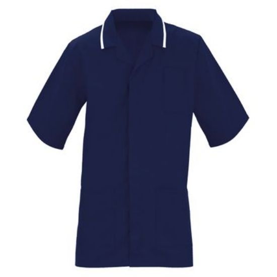 Picture of Orbit Men's Classic Tunic, Navy w/White Trim
