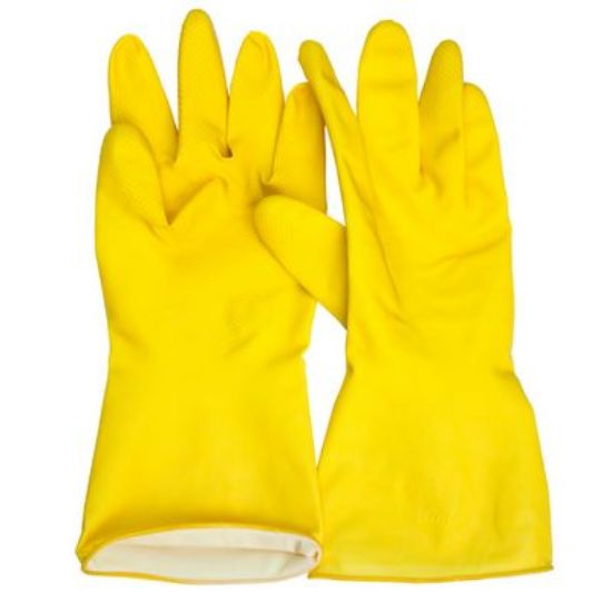 Picture of Bodytech Household Gloves, Yellow, Pair