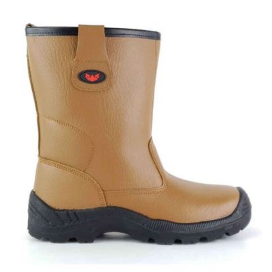 Picture of Tuffking Glacier + Fur Lined Rigger Boot, Tan, S1P SRC