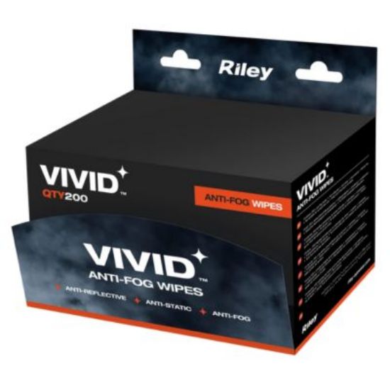 Picture of RILEY VIVID ANTI FOG WIPES, 200/BOX