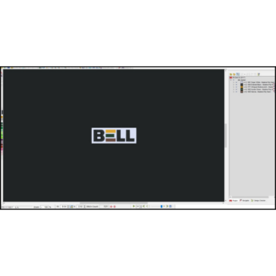 Picture of RK Bell R117 Embroidery Logo on LB