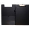 Picture of A4 Pvc Double Foldover Clip Board - Black, 1 Board