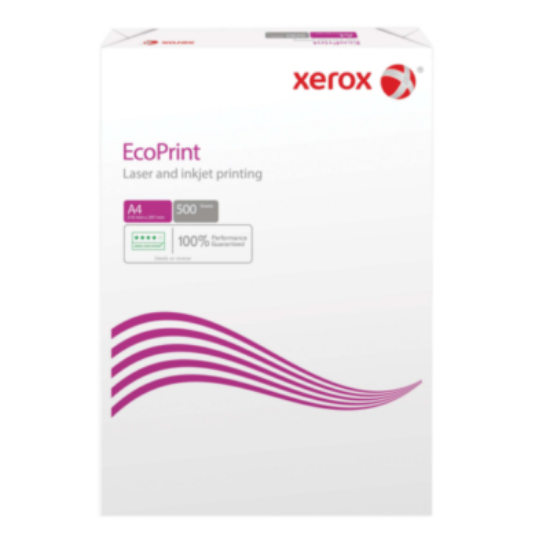 Picture of Xerox EcoPrint White Printer Paper A4 75gsm (5 REAMS = 1 CASE) SOLD PER CASE 
