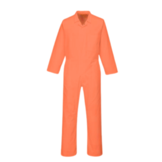 Picture of FOODTRADE COVERALL LONG SLEEVE, ORANGE, EACH, PATTERN: 2400