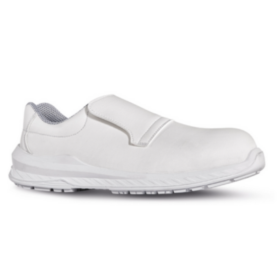 Picture of U-Power Madrid Slip on White Shoe, S2 SRC ESD, Size 10.5