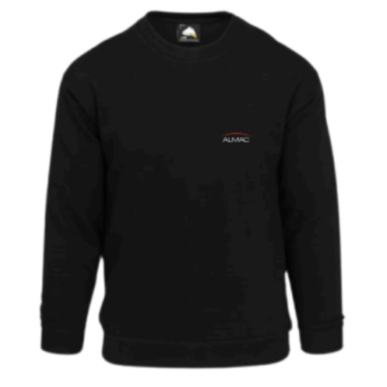 Picture of Black Cotton Sweatshirt, C/W A139 Logo