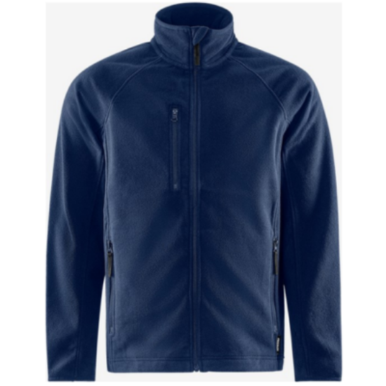 Picture of FRISTADS FLEECE JACKET, DARK NAVY