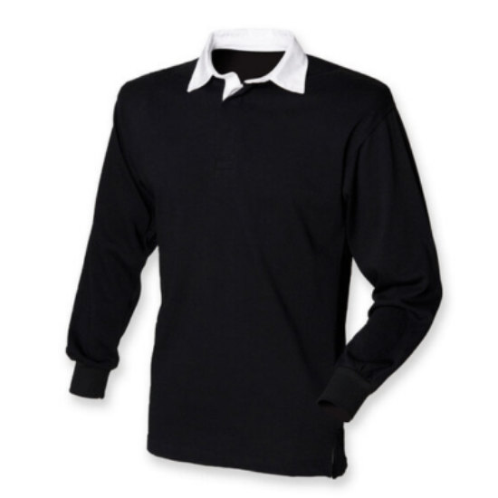 Picture of LONG SLEEVE RUGBY SHIRT, NAVY/WHITE, EACH