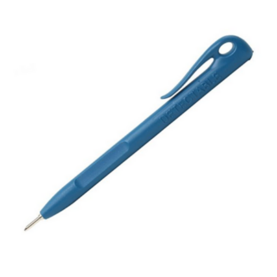 Picture of Elephant Stick Pen, Blue Housing, Blue Ink With Clip