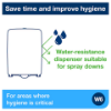 Picture of Tork Washstation Dispenser, W6, White/Turquoise, Each
