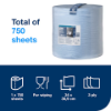 Picture of Tork Industrial Heavy-Duty Wiping Paper, 3Ply