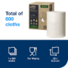 Picture of Tork Light Duty Cleaning Cloth, White, Case