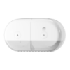 Picture of Tork SmartOne® Twin Mini Toilet Roll Dispenser, White