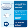 Picture of Tork SmartOne® Twin Mini Toilet Roll Dispenser, White