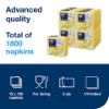 Picture of TORK DINNER NAPKIN, YELLOW, 2PLY, CASE