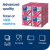 Picture of TORK DINNER NAPKIN, BRIGHT PINK, 2PLY, CASE