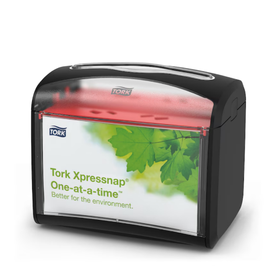 Picture of Tork Xpressnap® Tabletop Napkin Dispenser, N4, Black