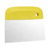 Vikan Flexible Dough Cutter/Scraper, Stainless Steel Blade, 146 mm, Yellow
