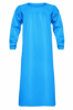 Blue TPU Foodgrade Smock/Gown with Sleeves 
