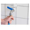 Vikan Hot Water Hose, 1/2" (Q), 20000 mm, Blue