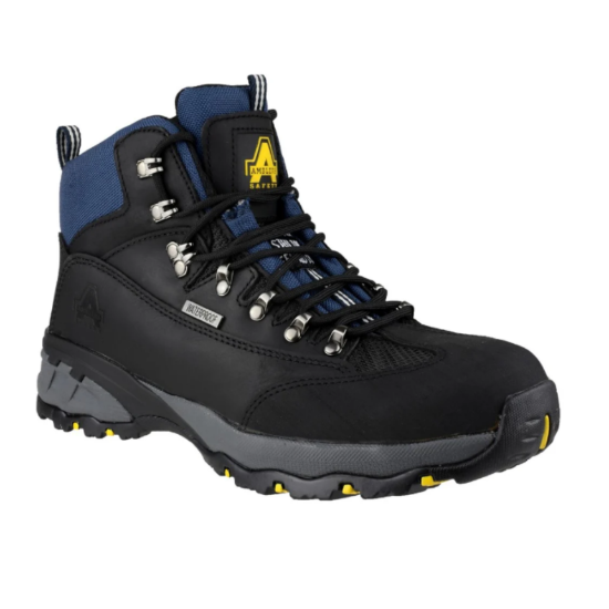 Amblers Waterproof S3 SRC Safety Hiker Boot, Black
