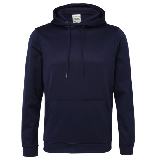Awdis Sports Polyester Hoodie, Navy