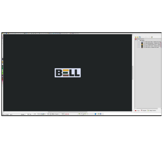Picture of RK Bell R117 Embroidery Logo on LB